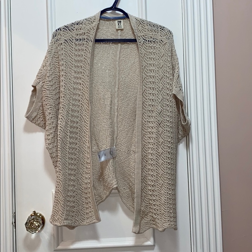 Slouchy crochet sweater